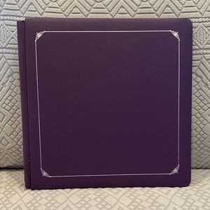 Creative Memories Purple 12x12 Memory Scrapbook